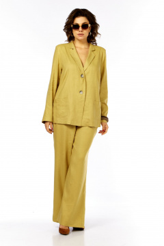 Брюки, жакет Диомант 2061 горчица - фото 1