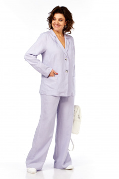 Брюки, жакет Диомант 2061 сирень - фото 3