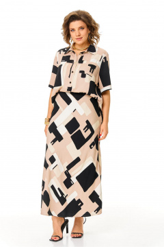 Блуза, юбка VI ORO VR-1169 камушки - фото 5