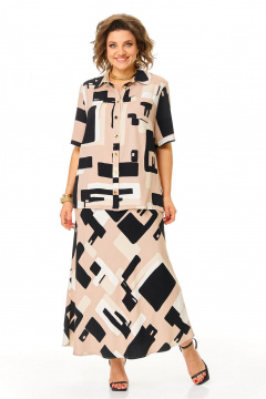 Блуза, юбка VI ORO VR-1169 камушки - фото 1