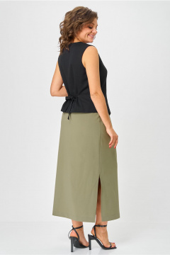 Юбка Andina city 1015-25 хаки - фото 3