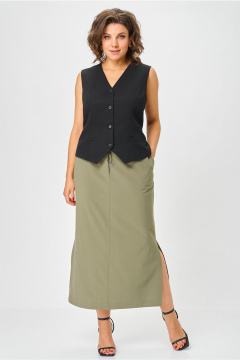 Юбка Andina city 1015-25 хаки - фото 1