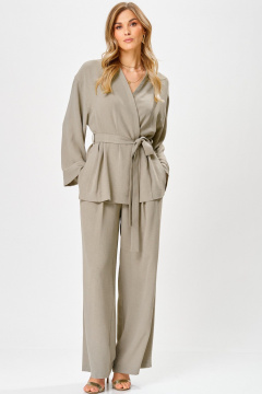 Брюки, жакет Laikony L-733 серый - фото 2