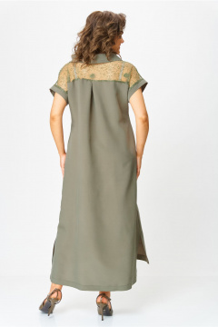 Платье Michel chic 2179 хаки - фото 4