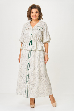 Блуза, юбка Svetlana-Style 2133 молочный_принт - фото 4