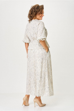 Блуза, юбка Svetlana-Style 2133 молочный_принт - фото 2