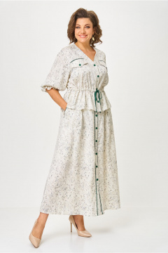 Блуза, юбка Svetlana-Style 2133 молочный_принт - фото 3