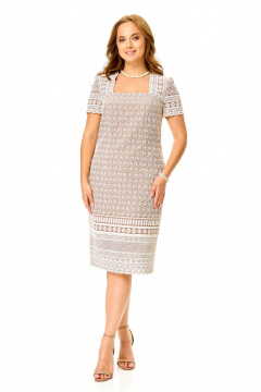 Платье T&N 7652 холодный_капучино - фото 2