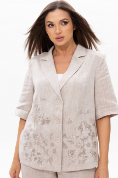 Брюки, жакет Ma Сherie 3132 натуральный - фото 3