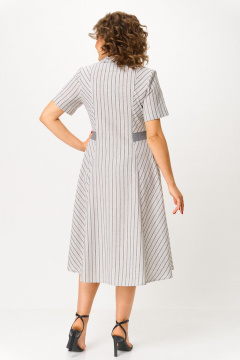 Платье ANASTASIA MAK 1263 серый - фото 4