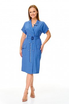 Платье T&N 7661 голубой_темный - фото 1