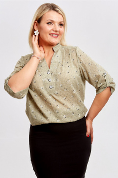 Блуза Таир-Гранд 62419 хаки - фото 1