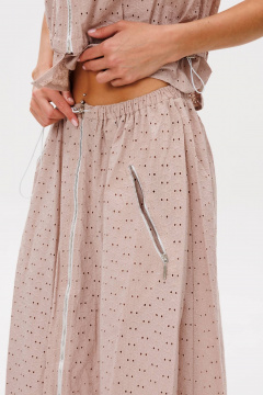 Летний костюм жилет и брюки свободного кроя Fantazia Mod 4823 - фото 5