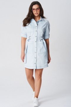 Платье LeNata 16502 голубой - фото 1