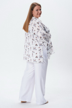 Блуза Condra 16284 молочный - фото 5