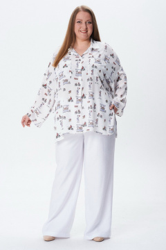 Блуза Condra 16284 молочный - фото 2