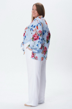 Блуза Condra 16284 молочный_голубой - фото 2