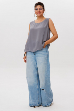 Блуза Anelli 1600 графитовая_пыль - фото 4