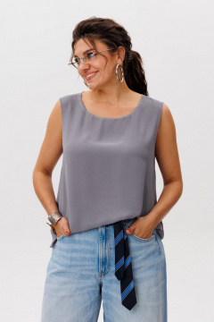 Блуза Anelli 1600 графитовая_пыль - фото 3