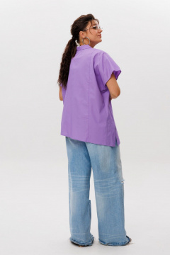 Рубашка Anelli 1618 сиреневый_рассвет - фото 2