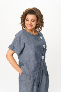 Брюки, жакет Michel chic 1337/1 темный_деним - фото 5