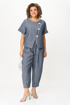 Брюки, жакет Michel chic 1337/1 темный_деним - фото 1