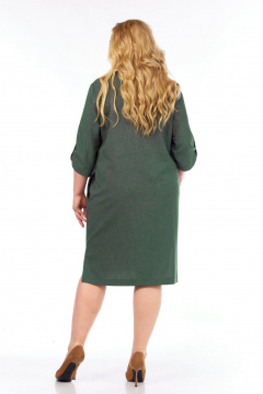 Платье СиБон 0184л хаки - фото 3