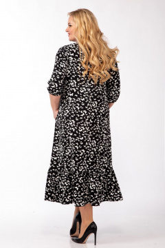 Платье СиБон 0299 бабочки_черный - фото 2