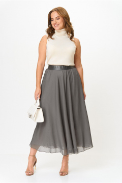 Юбка Anna Majewska А334 серо-каменный - фото 2