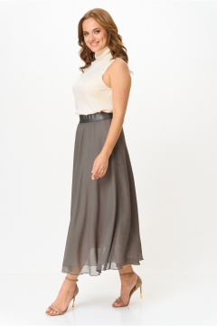 Юбка Anna Majewska А334 серо-коричневый - фото 5