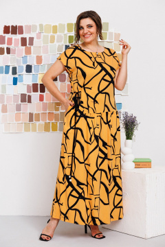 Платье Danaida 2230 оранж - фото 2
