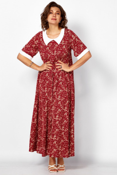 Платье BegiModa 1052 вино - фото 5