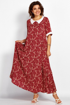 Платье BegiModa 1052 вино - фото 1