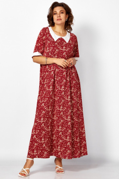 Платье BegiModa 1052 вино - фото 4