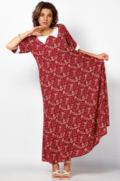 Платье BegiModa 1052 вино - фото 3