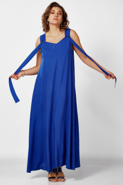 Платье BegiModa 1053 василек - фото 4