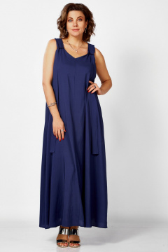 Платье BegiModa 1053 синий - фото 1