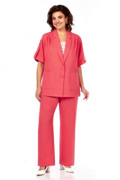 Брюки, жакет LaKona 11740 коралл - фото 3