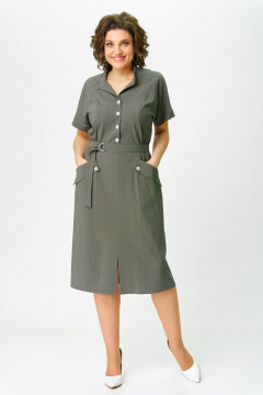 Платье Slaviaelit 552 олива - фото 4