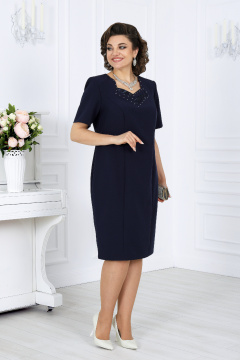 Кардиган, платье Ninele 5907 темно-синий - фото 5