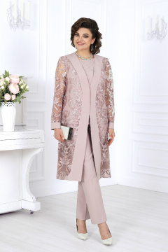 Блуза, брюки, кардиган Ninele 6038 пудра - фото 5
