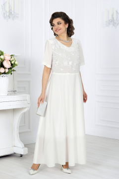 Жакет, платье Ninele 6058 молочный - фото 4