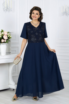 Жакет, платье Ninele 6058 синий - фото 4