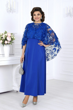 Накидка, платье Ninele 6060 василек - фото 5