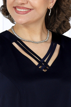 Накидка, платье Ninele 6060 синий - фото 4