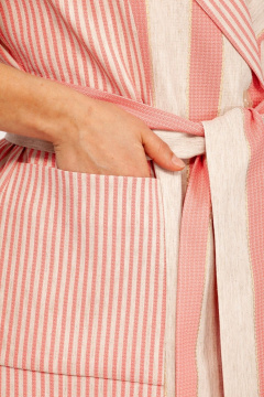 Костюм из текстиля с жакетом и брюками для демисезона Anna Majewska 1436 коралл - фото 3