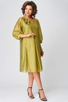 Платье Мишель стиль 1283 оливковый - фото 2