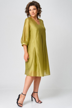 Платье Мишель стиль 1283 оливковый - фото 5