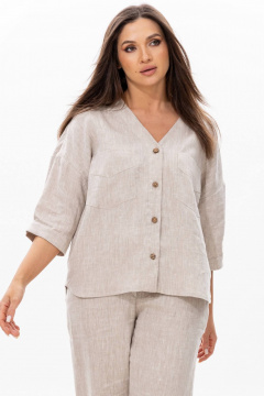 Брюки, рубашка Ma Сherie 3137 натуральный - фото 3