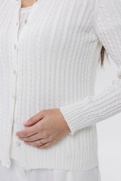 Кардиган AREOLA 13501 белый - фото 2